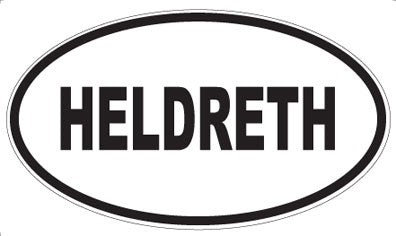 HELDRETH - Oval Magnet