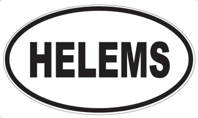 HELEMS - Oval Magnet