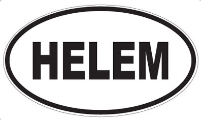 HELEM - Oval Magnet