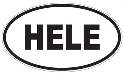 HELE - Oval Magnet