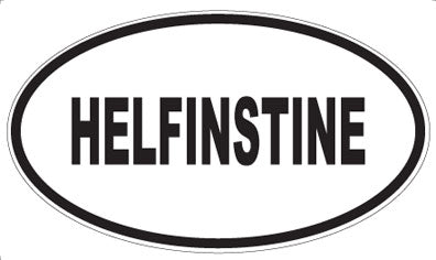HELFINSTINE - Oval Magnet
