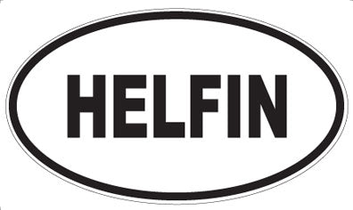 HELFIN - Oval Magnet