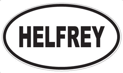 HELFREY - Oval Magnet