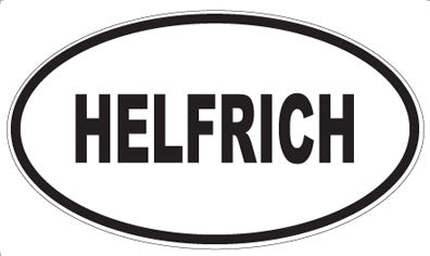 HELFRICH - Oval Magnet