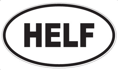 HELF - Oval Magnet