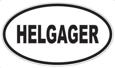 HELGAGER - Oval Magnet