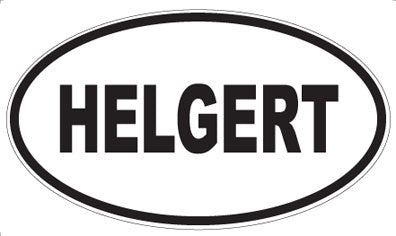 HELGERT - Oval Magnet