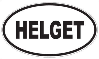 HELGET - Oval Magnet