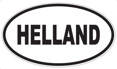 HELLAND - Oval Magnet