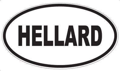 HELLARD - Oval Magnet