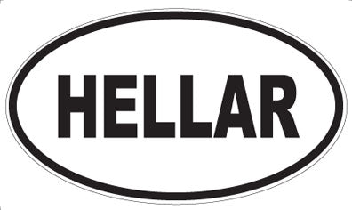 HELLAR - Oval Magnet