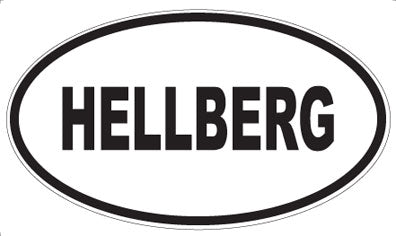 HELLBERG - Oval Magnet