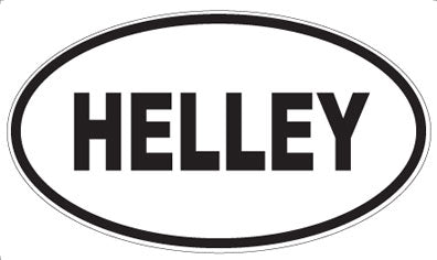 HELLEY - Oval Magnet