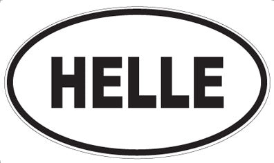 HELLE - Oval Magnet
