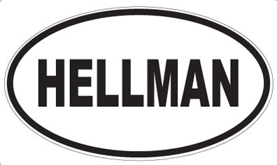 HELLMAN - Oval Magnet