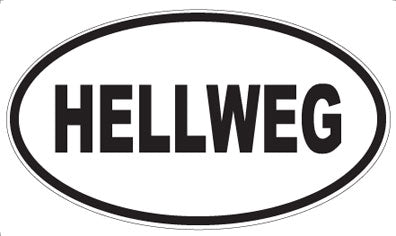 HELLWEG - Oval Magnet