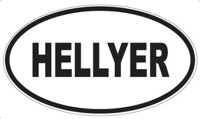 HELLYER - Oval Magnet