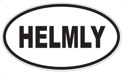 HELMLY - Oval Magnet