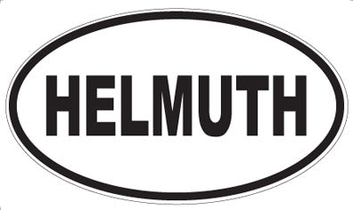 HELMUTH - Oval Magnet
