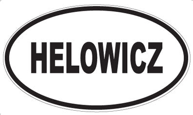 HELOWICZ - Oval Magnet