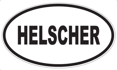 HELSCHER - Oval Magnet