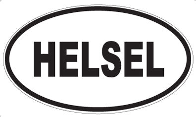 HELSEL - Oval Magnet