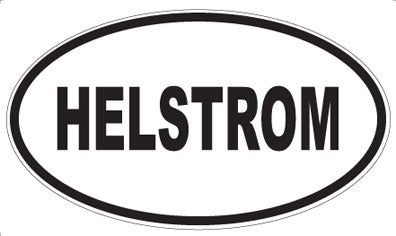 HELSTROM - Oval Magnet