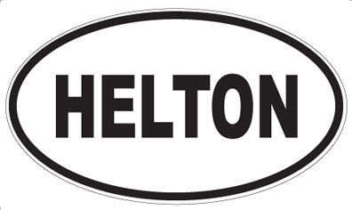 HELTON - Oval Magnet