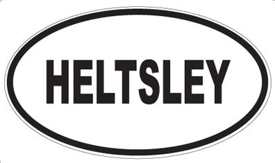 HELTSLEY - Oval Magnet