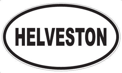 HELVESTON - Oval Magnet