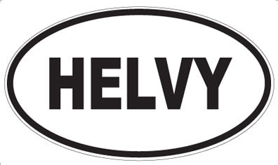HELVY - Oval Magnet