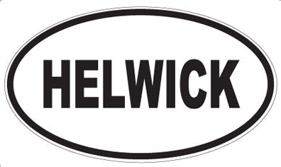 HELWICK - Oval Magnet