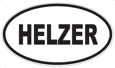 HELZER - Oval Magnet