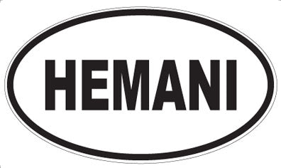 HEMANI - Oval Magnet