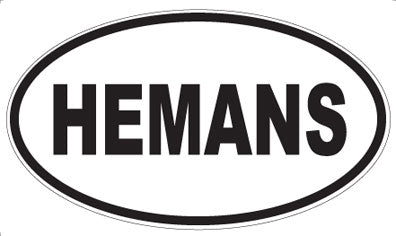 HEMANS - Oval Magnet