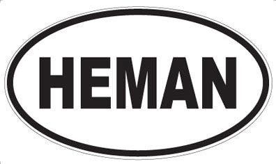 HEMAN - Oval Magnet