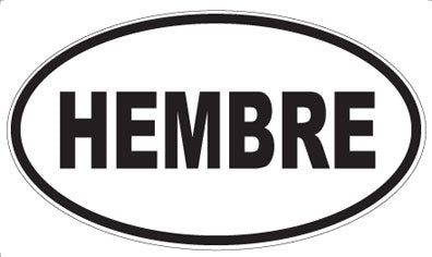 HEMBRE - Oval Sticker