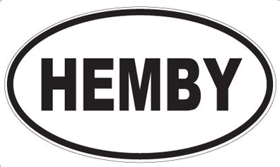 HEMBY - Oval Magnet