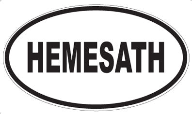 HEMESATH - Oval Sticker