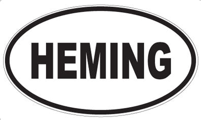 HEMING - Oval Magnet