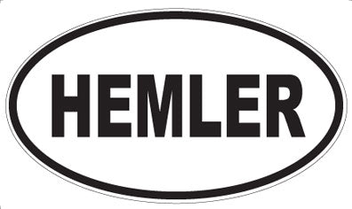 HEMLER - Oval Magnet