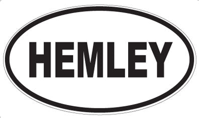 HEMLEY - Oval Magnet