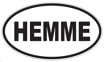 HEMME - Oval Sticker
