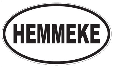 HEMMEKE - Oval Magnet