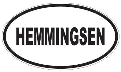 HEMMINGSEN - Oval Magnet