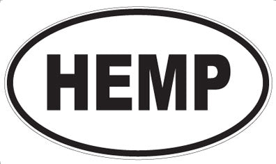 HEMP - Oval Magnet