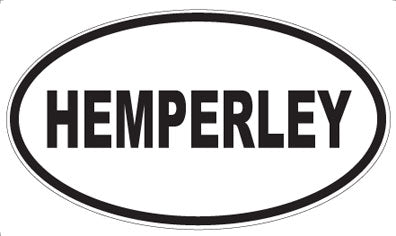 HEMPERLEY - Oval Magnet