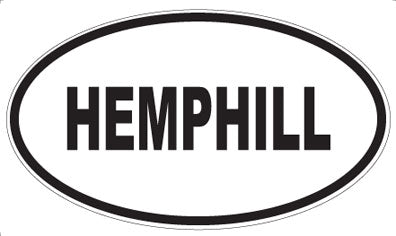 HEMPHILL - Oval Magnet