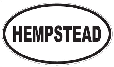 HEMPSTEAD - Oval Magnet