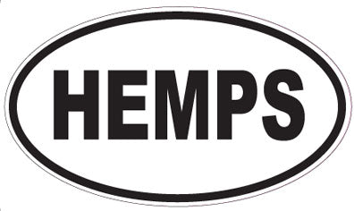 HEMPS - Oval Magnet